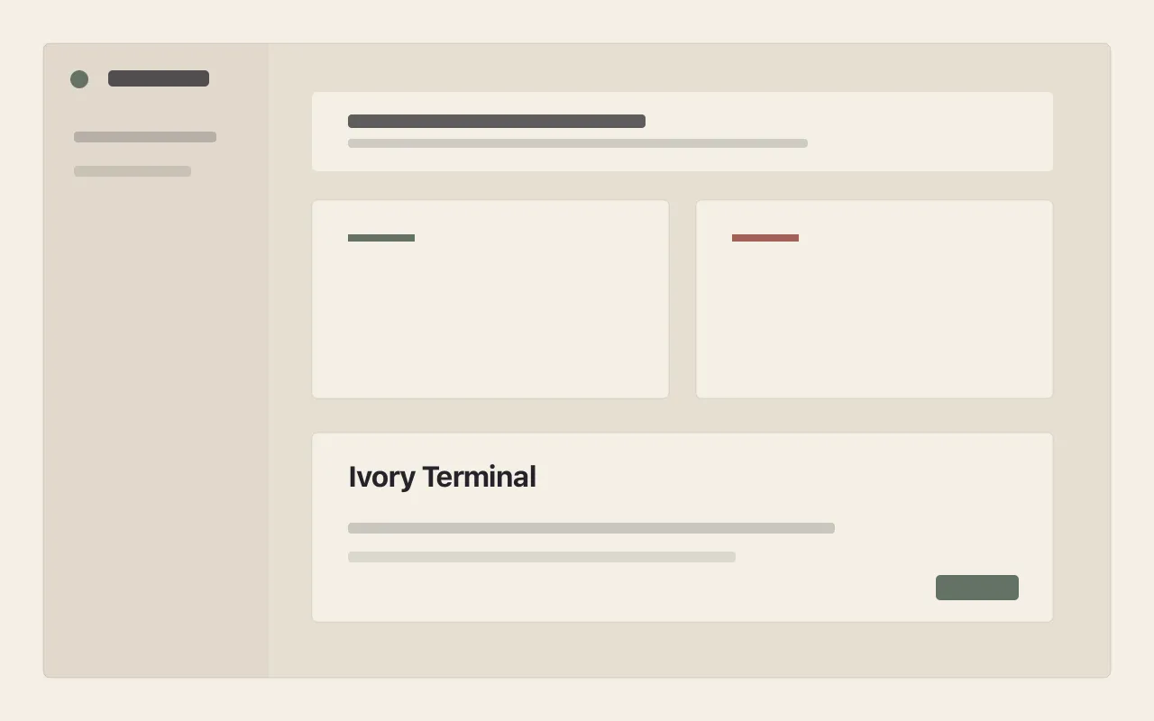 Ivory Terminal palette preview